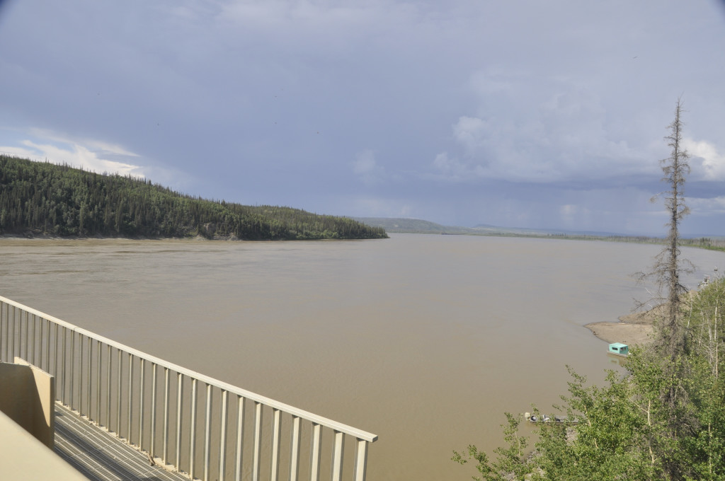 Yukon River - etwa doppelt so breit wie der Rhein in Basel